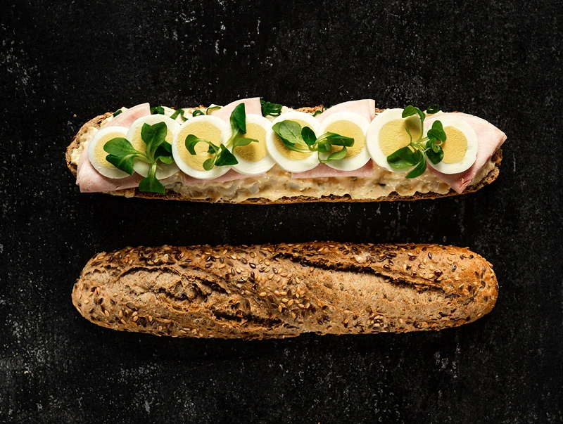 Obložená kornbageta