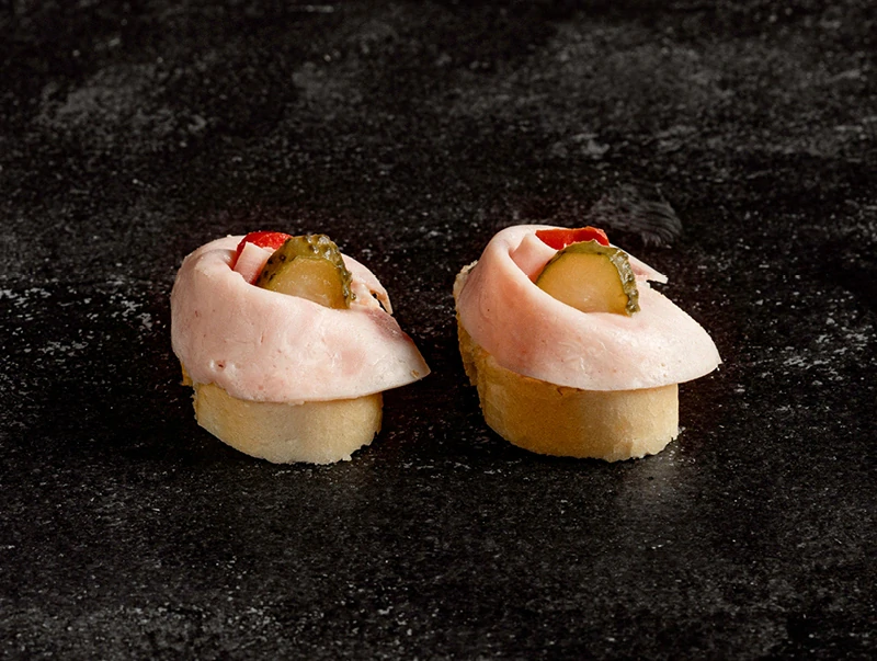 Jednohubka šunková