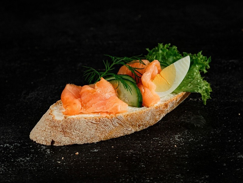 Chlebíček lososový