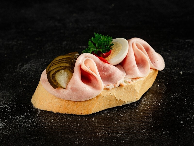 Chlebíček se šunkou